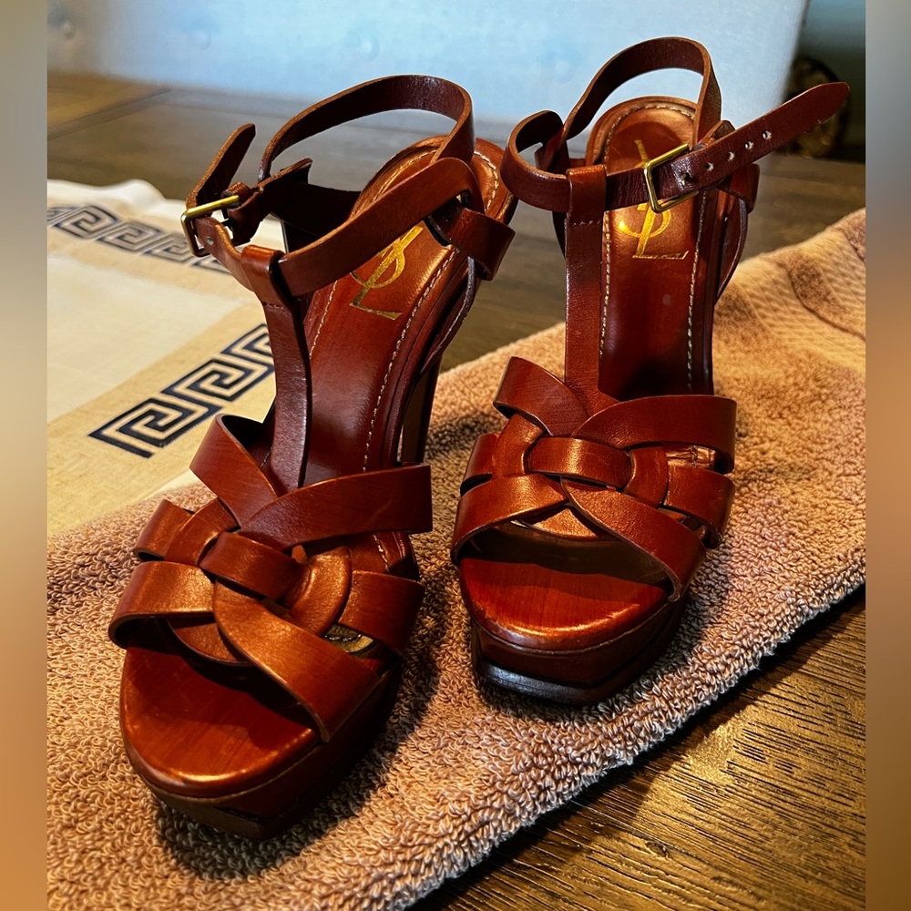 Saint Laurent Tribute platform heels